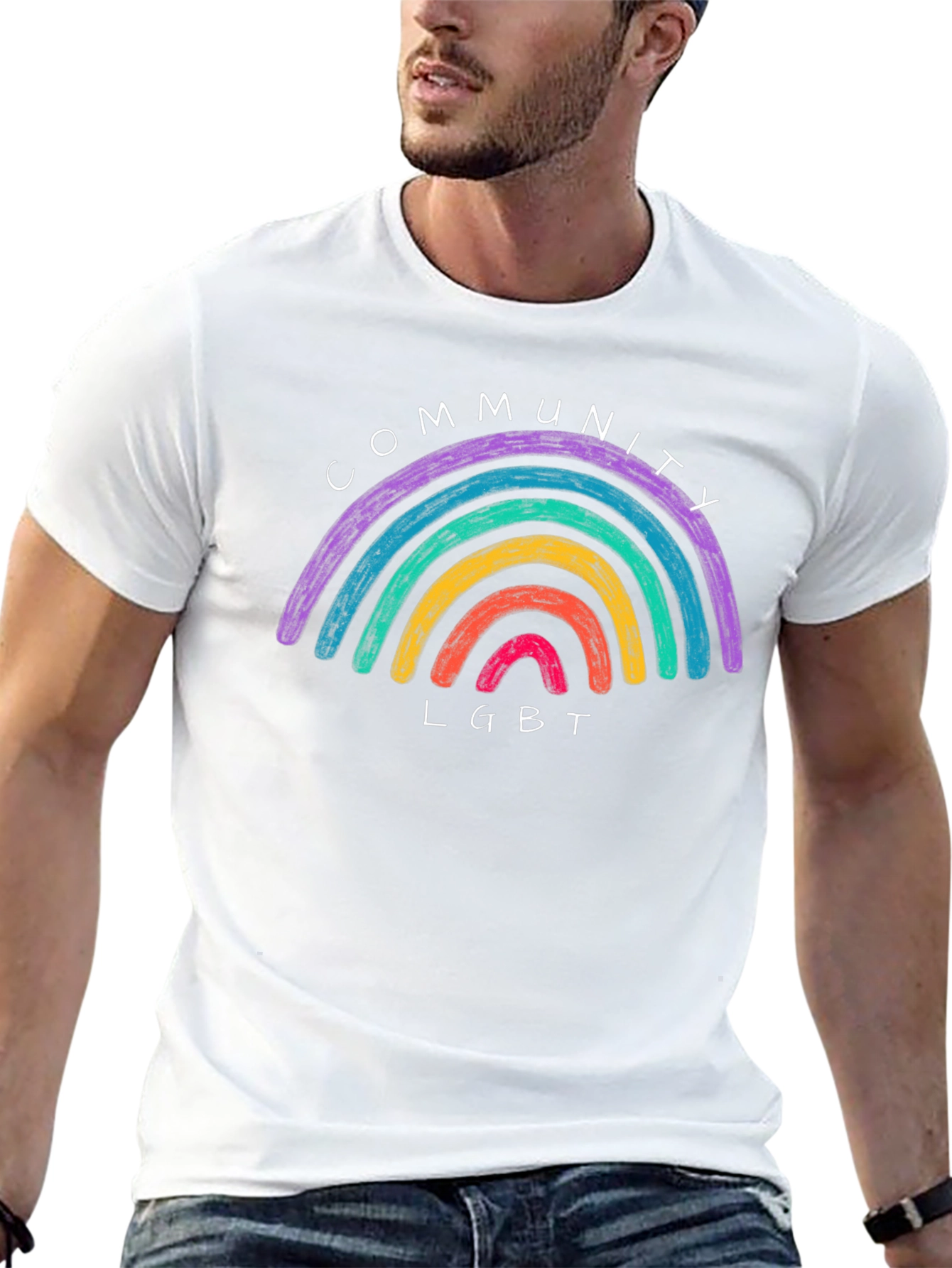 LGBT Community Pride Rainbow T-Shirt
