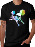 Astronaut Cat T-Shirt - Space Kitten Design