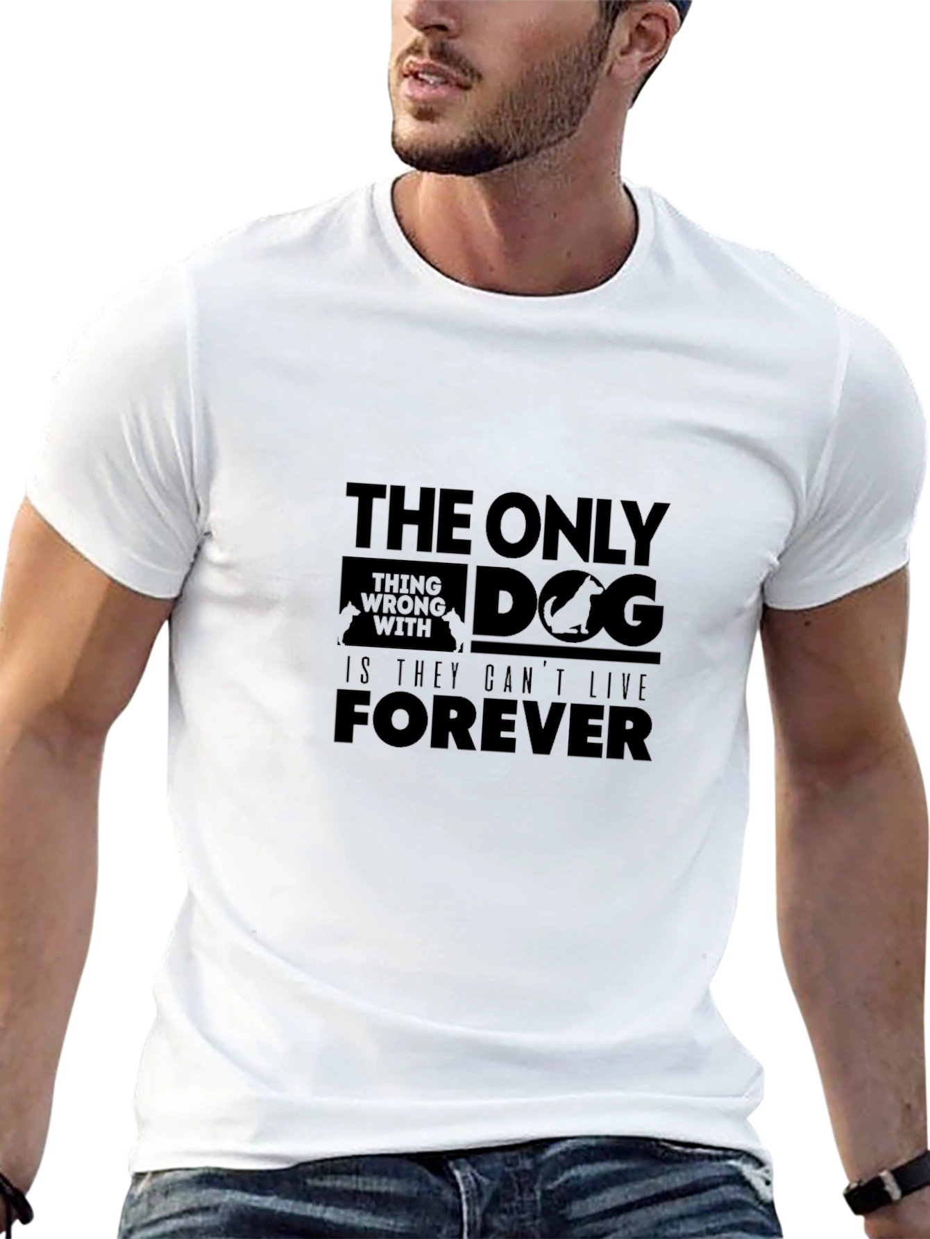Dog Lover T-Shirt - Only Thing Wrong Is...