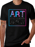 Art is My Favorite Sport Graphic T-Shirt