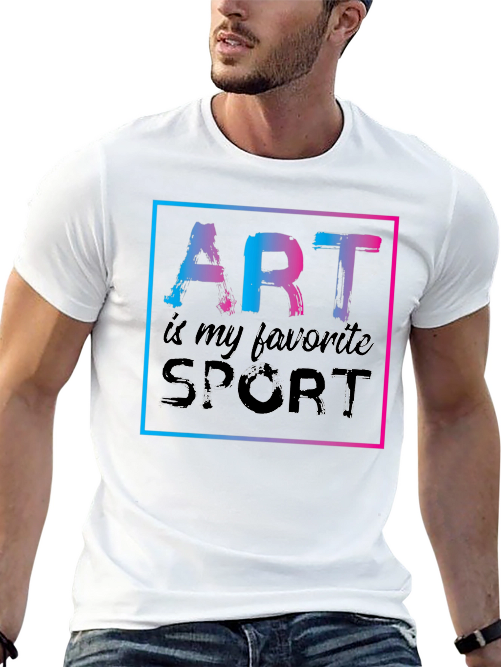 Art is My Favorite Sport Graphic T-Shirt