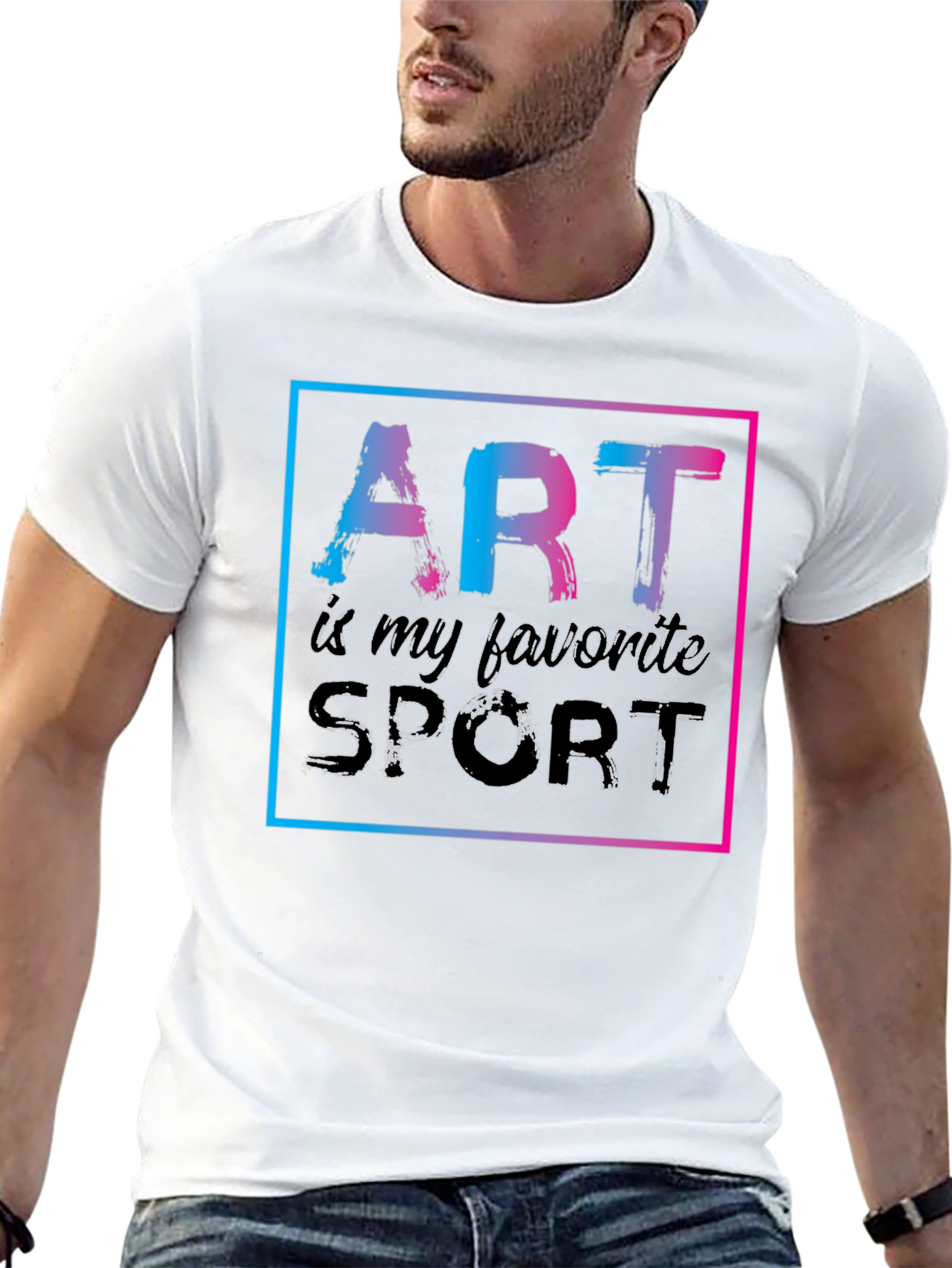 Art is My Favorite Sport Graphic T-Shirt