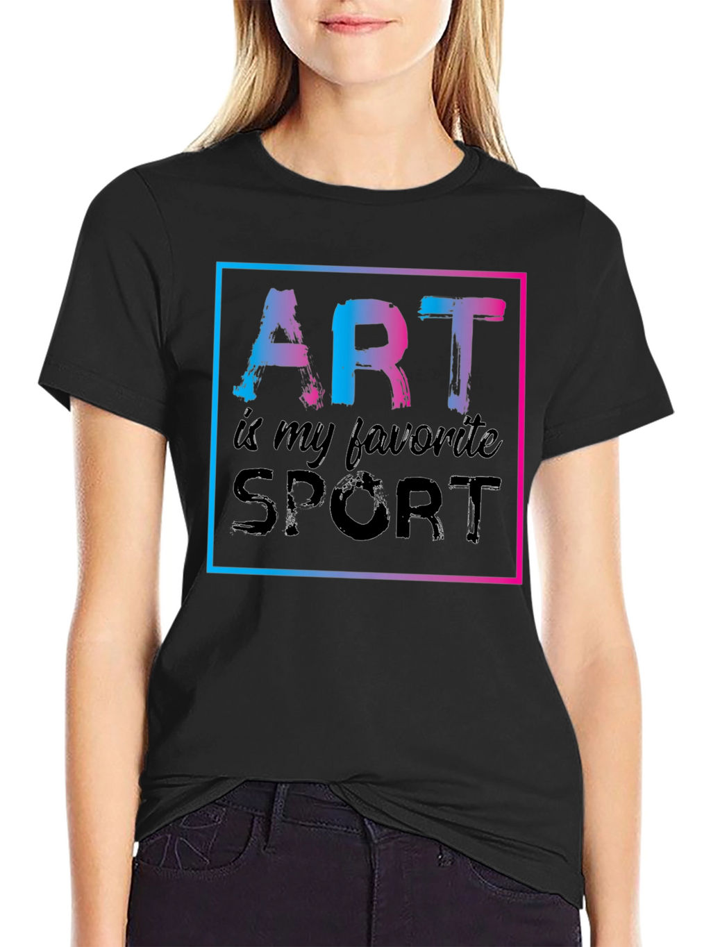 Art is My Favorite Sport Graphic T-Shirt