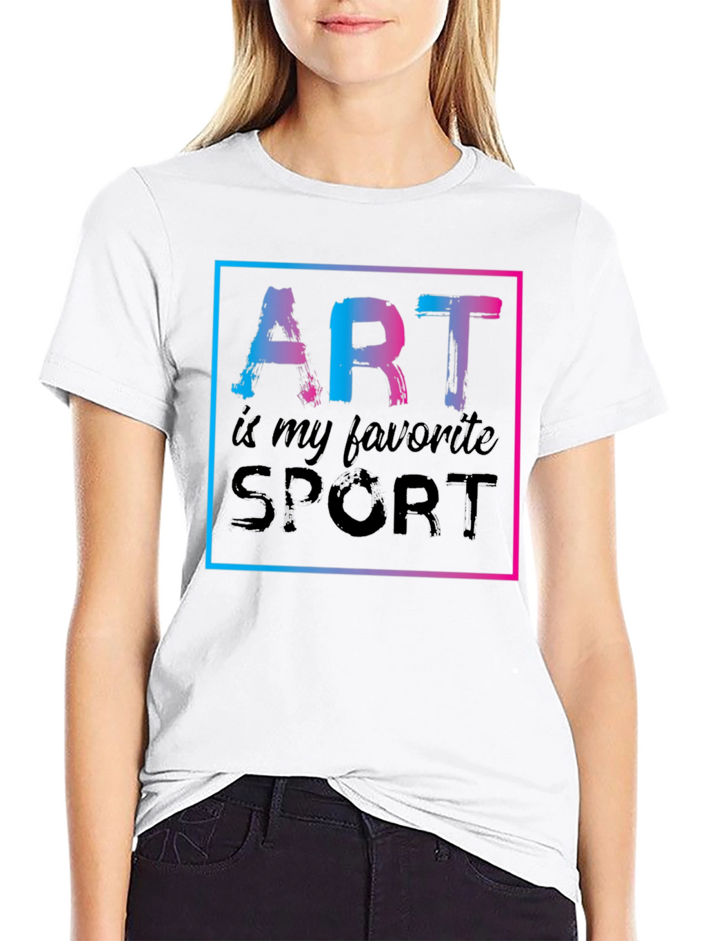 Art is My Favorite Sport Graphic T-Shirt