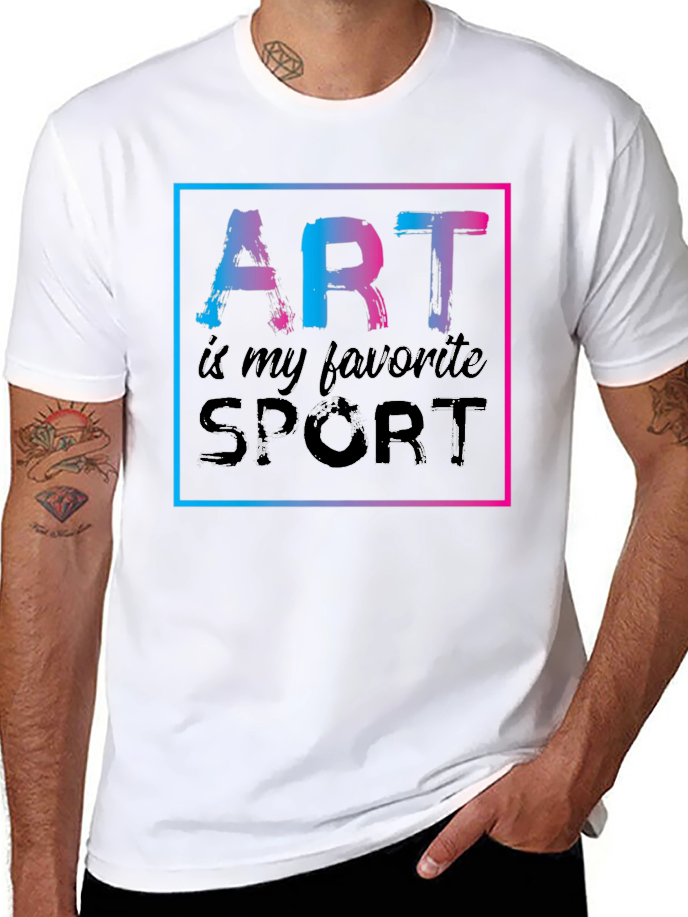 Art is My Favorite Sport Graphic T-Shirt