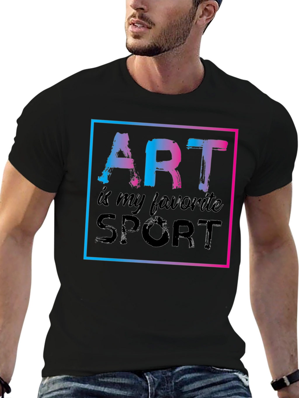 Art is My Favorite Sport Graphic T-Shirt