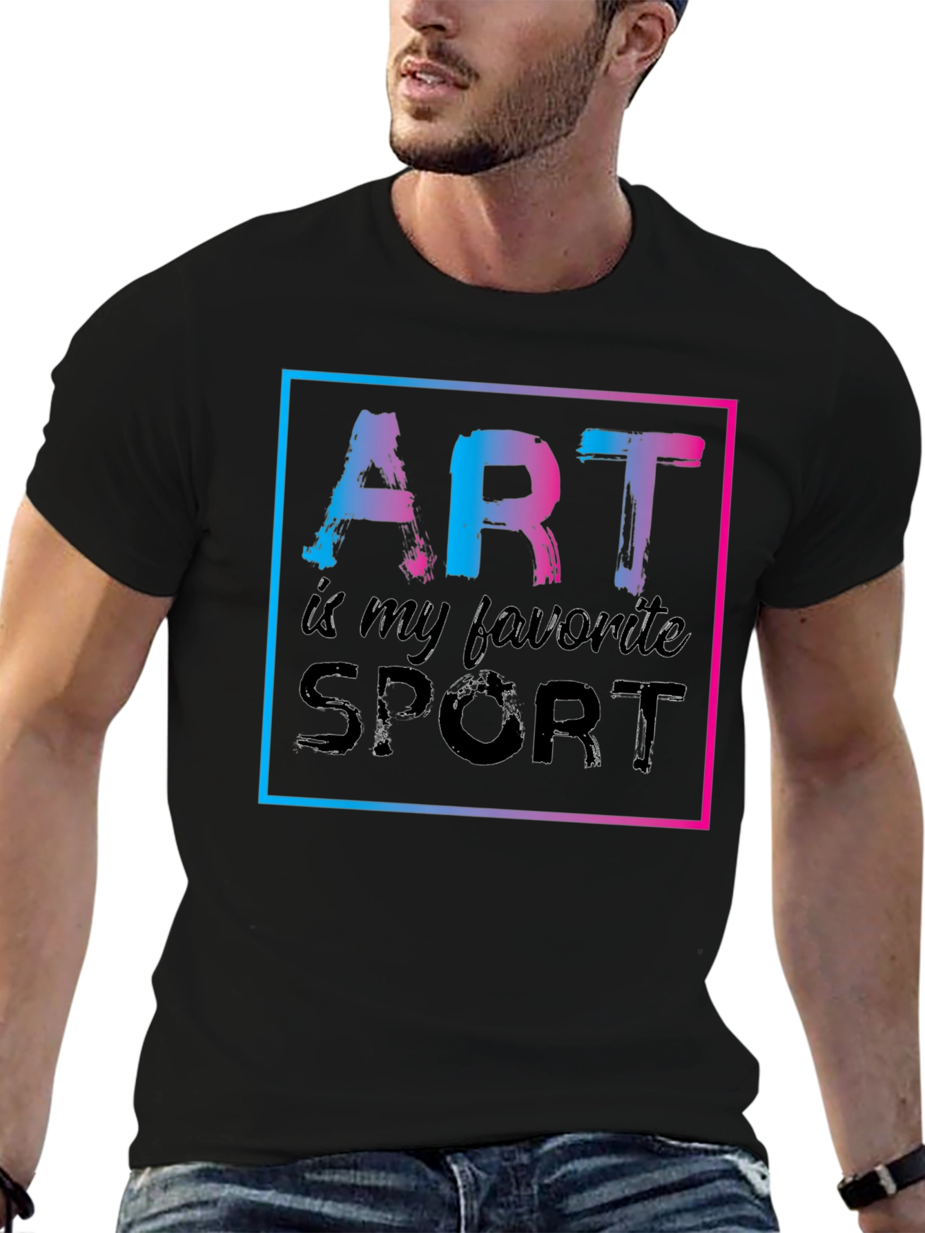 Art is My Favorite Sport Graphic T-Shirt