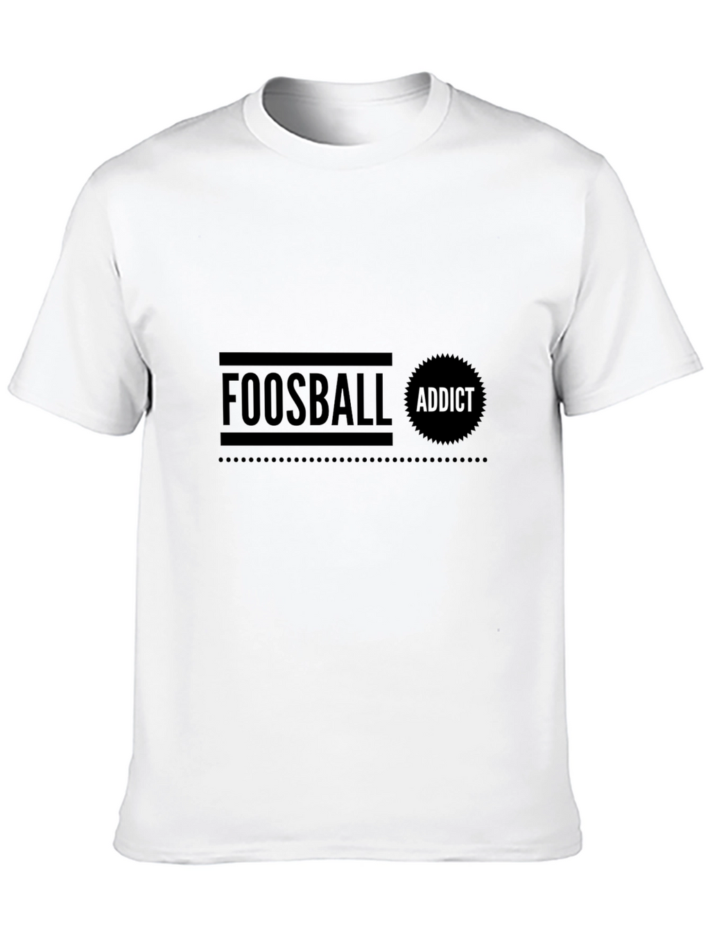 Foosball Addict Black T-Shirt - Game Room Apparel