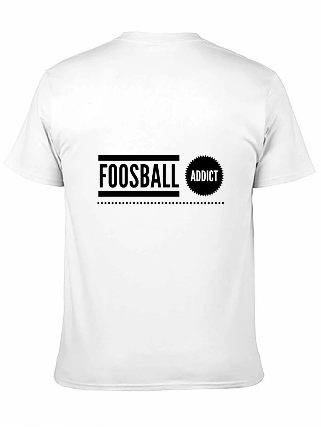 Foosball Addict Black T-Shirt - Game Room Apparel