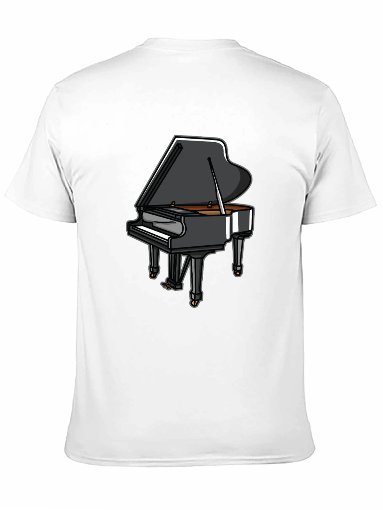 Piano Graphic Tee - Music Lovers T-Shirt