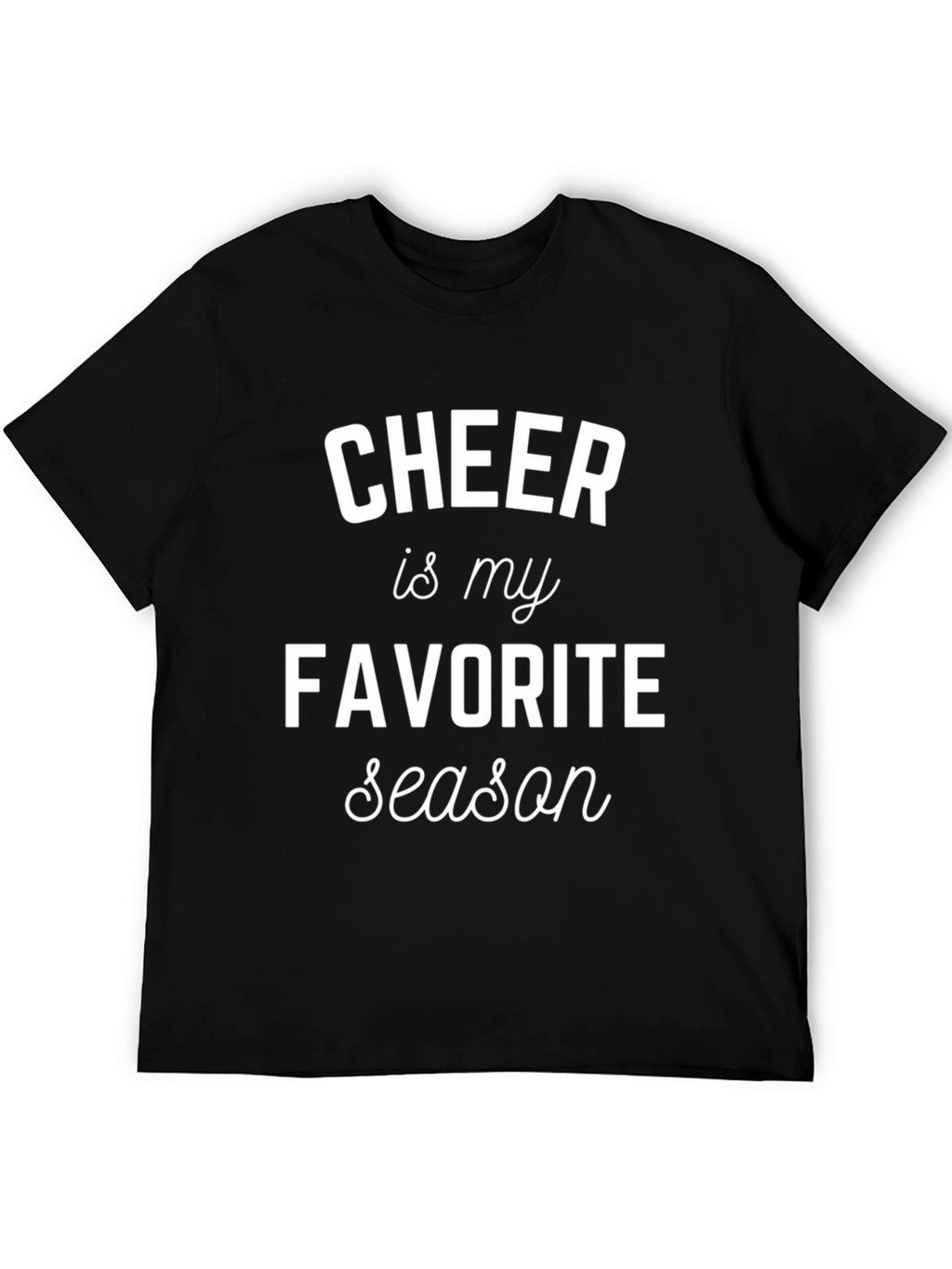 Cheer is my Favorite Season Graphic T-Shirt