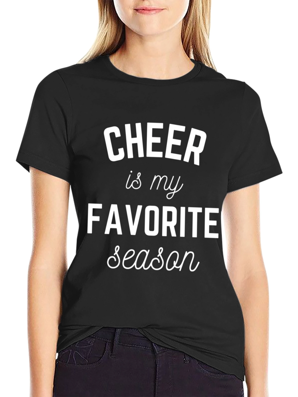Cheer is my Favorite Season Graphic T-Shirt