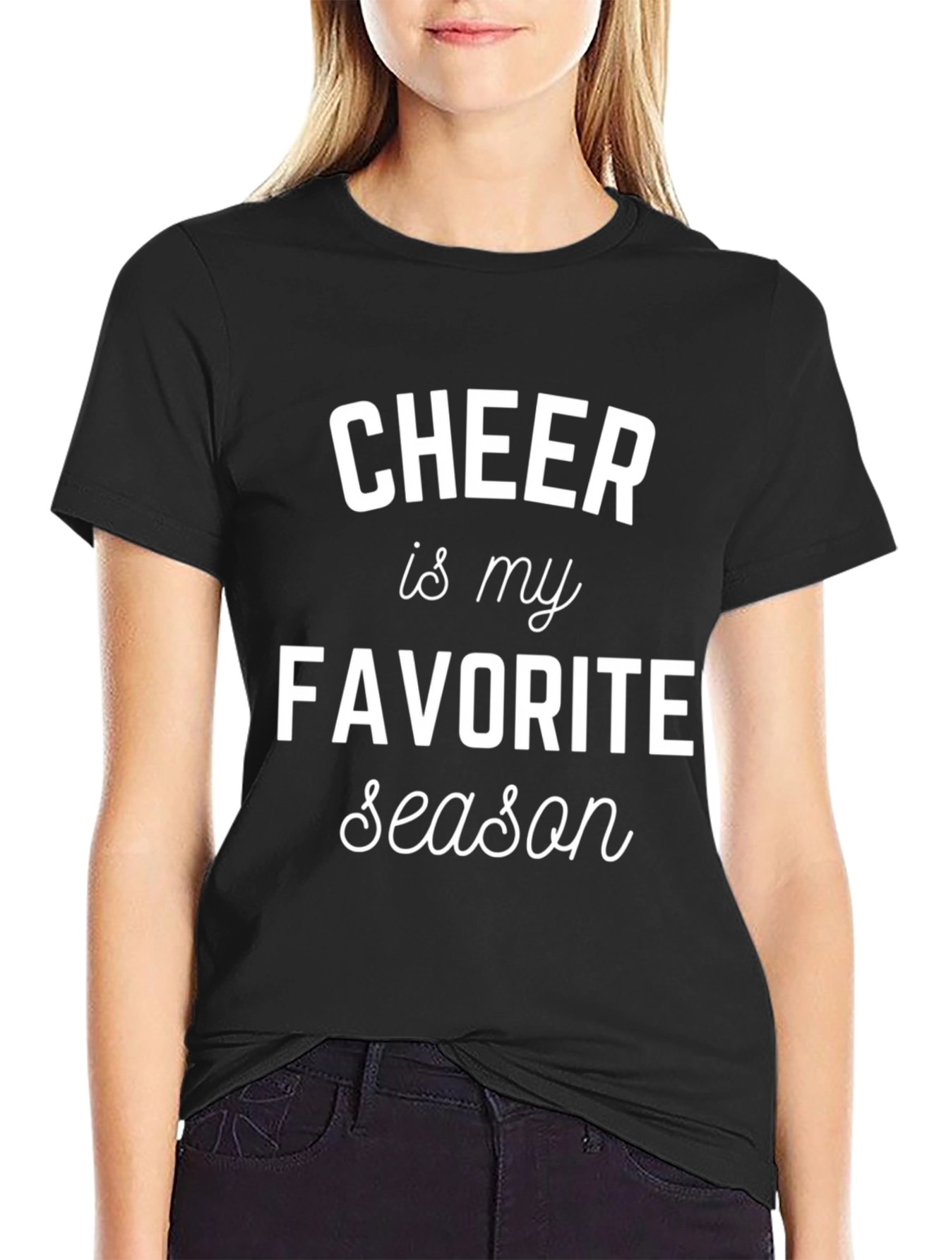 Cheer is my Favorite Season Graphic T-Shirt