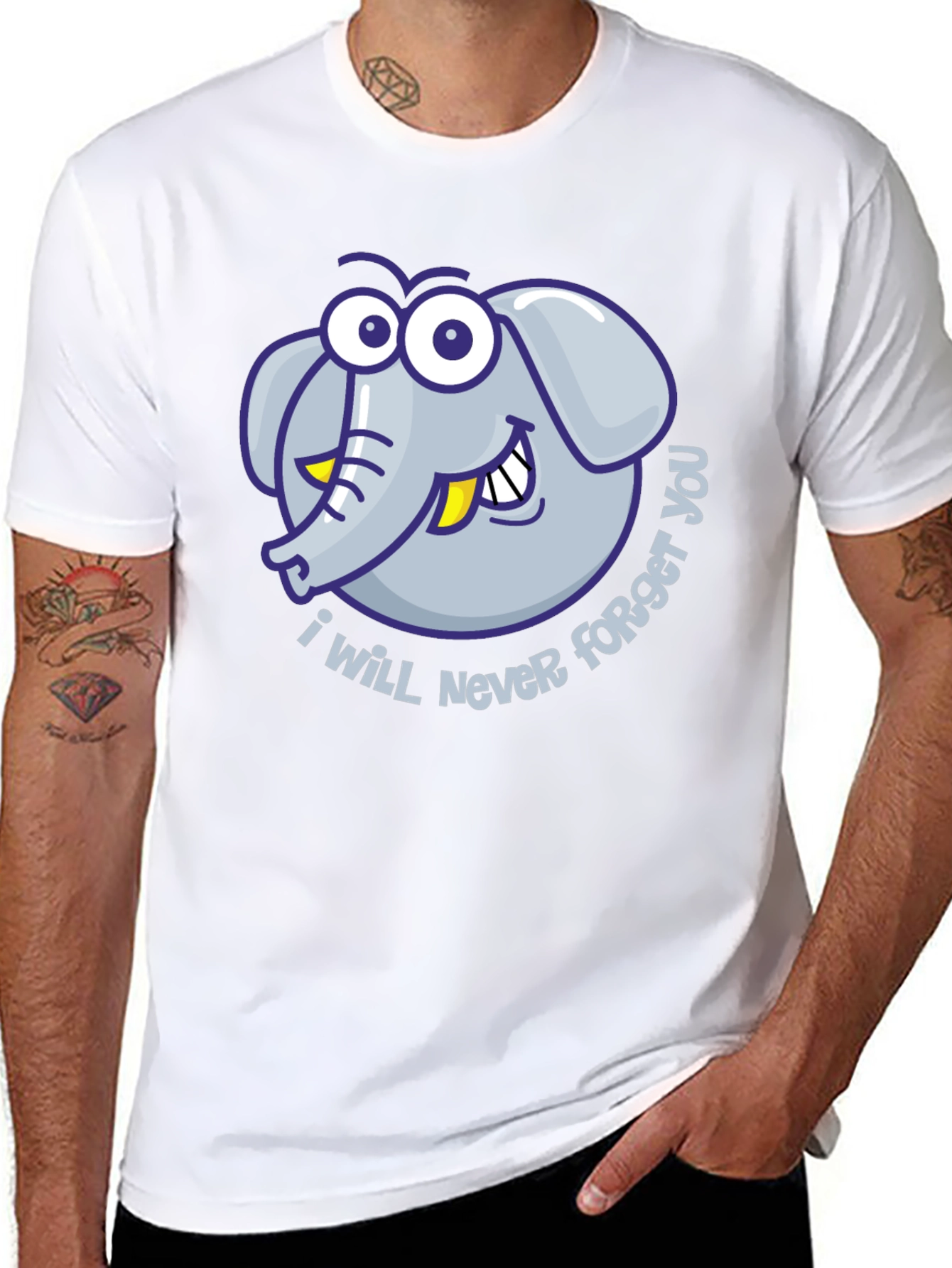 I Will Never Forget You Elephant Graphic Tee