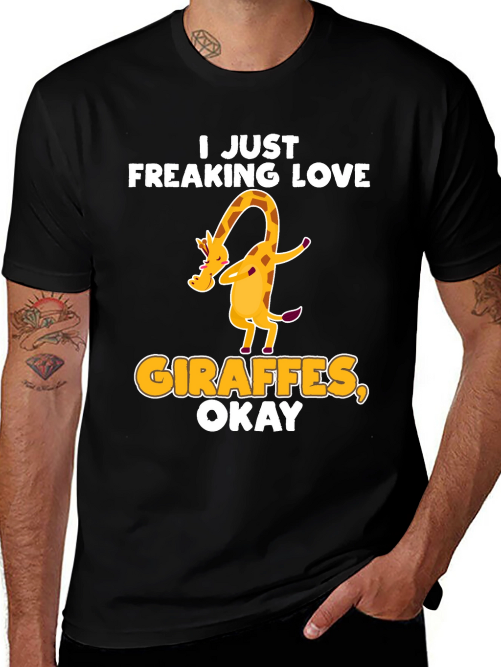 I Just Freaking Love Giraffes T-Shirt