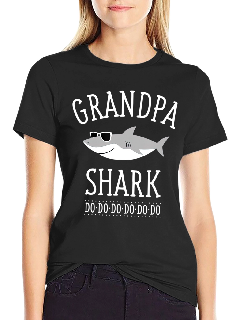 Grandpa Shark T-Shirt - Fun Novelty Tee