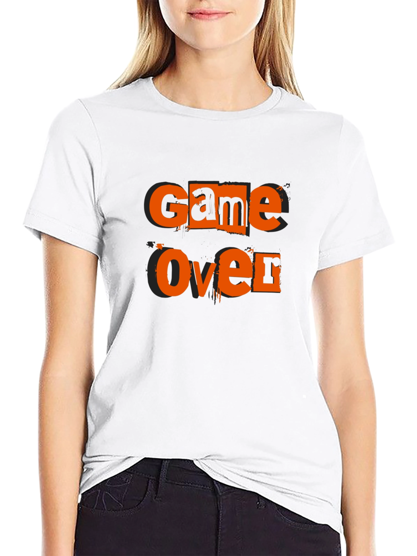 Game Over Black Graphic Tee