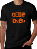 Game Over Black Graphic Tee