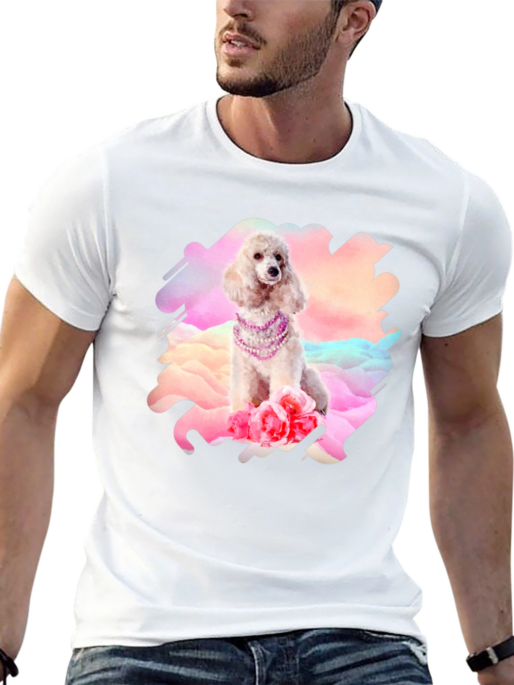 Poodle in Pearls Graphic Tee