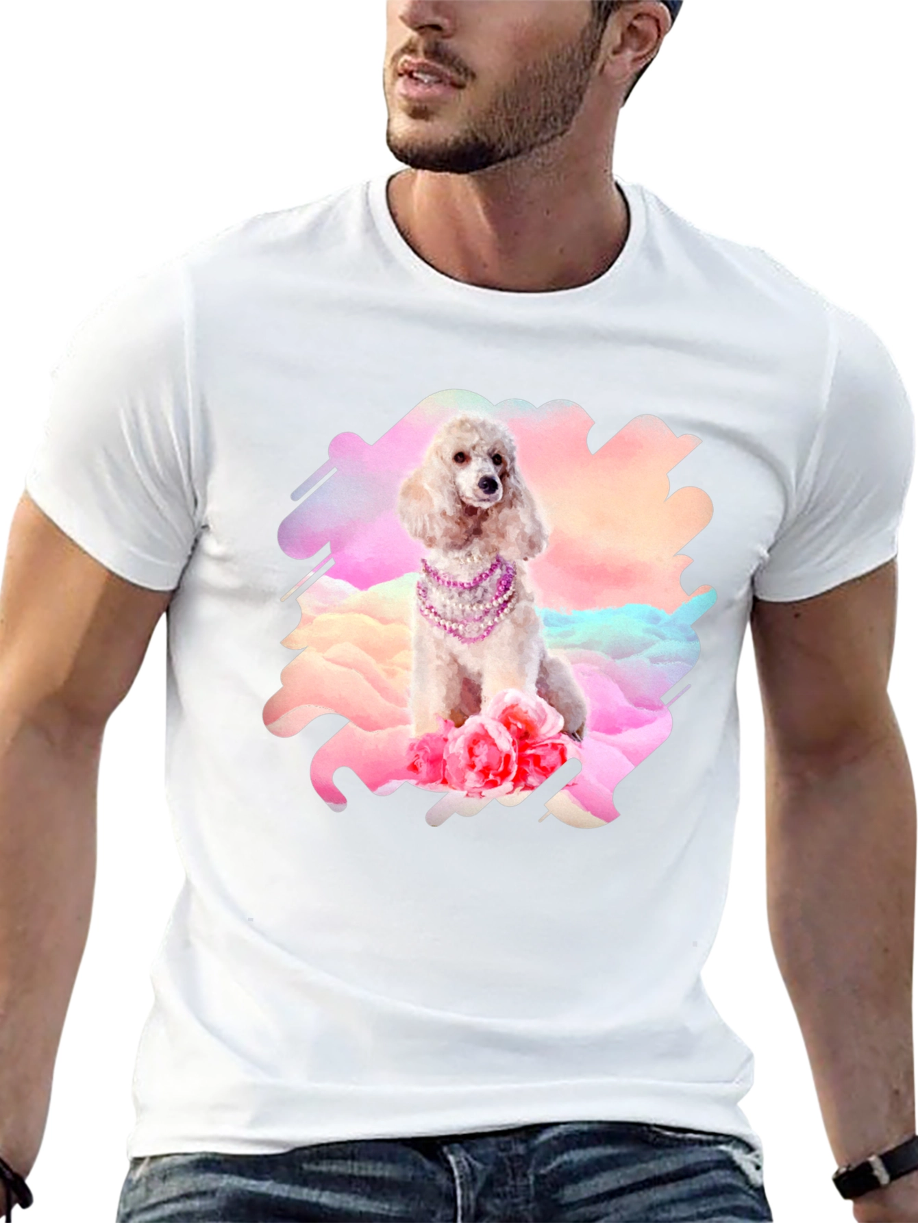 Poodle in Pearls Graphic Tee