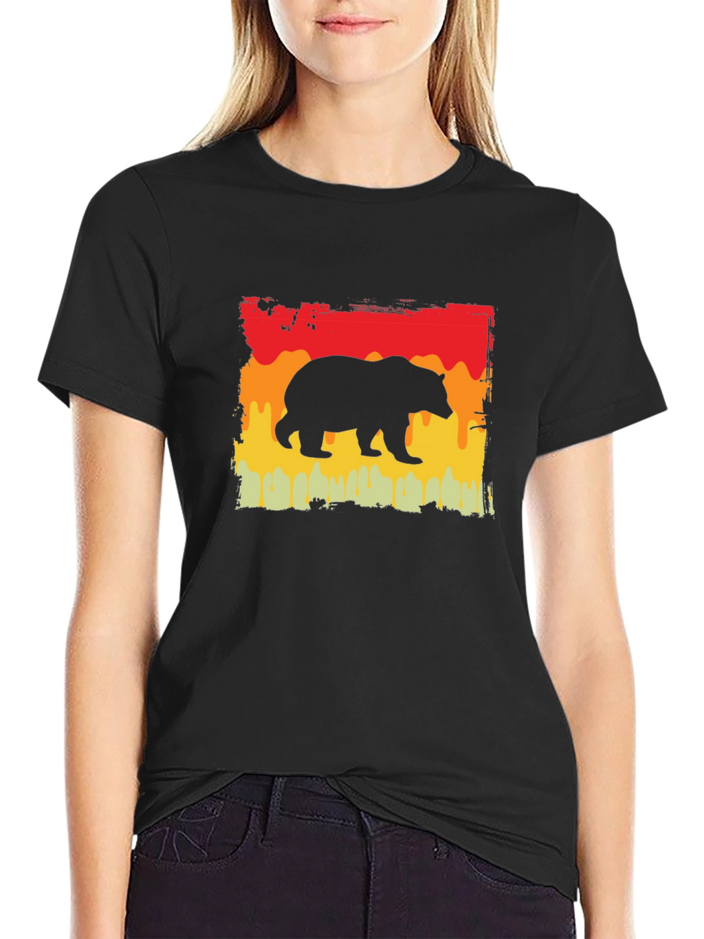 Retro Bear Graphic T-Shirt