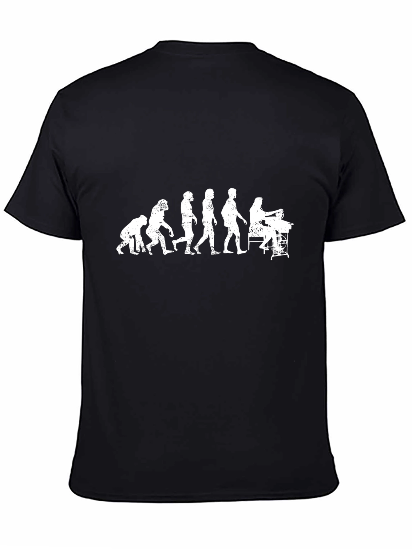 Evolution of Keyboardist T-Shirt - Black
