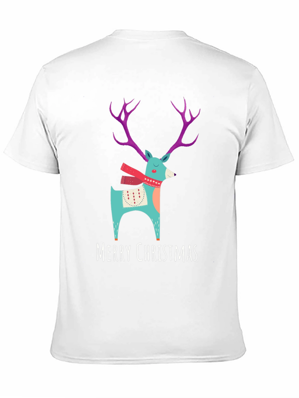 Merry Christmas Reindeer T-Shirt - Holiday Apparel