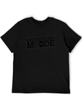 Drumming Mode On - Black T-Shirt