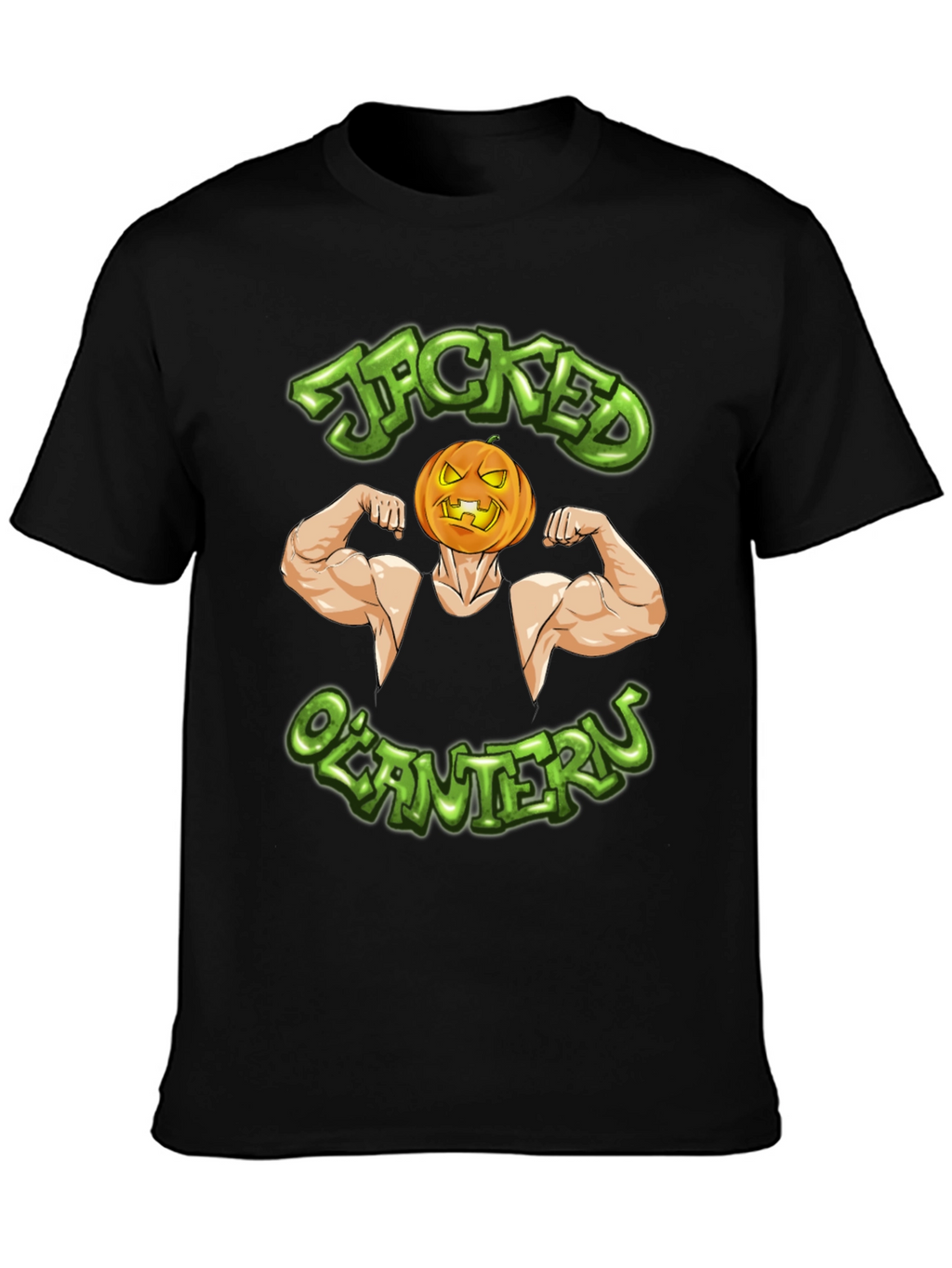 Jacked OLantern Graphic T-Shirt