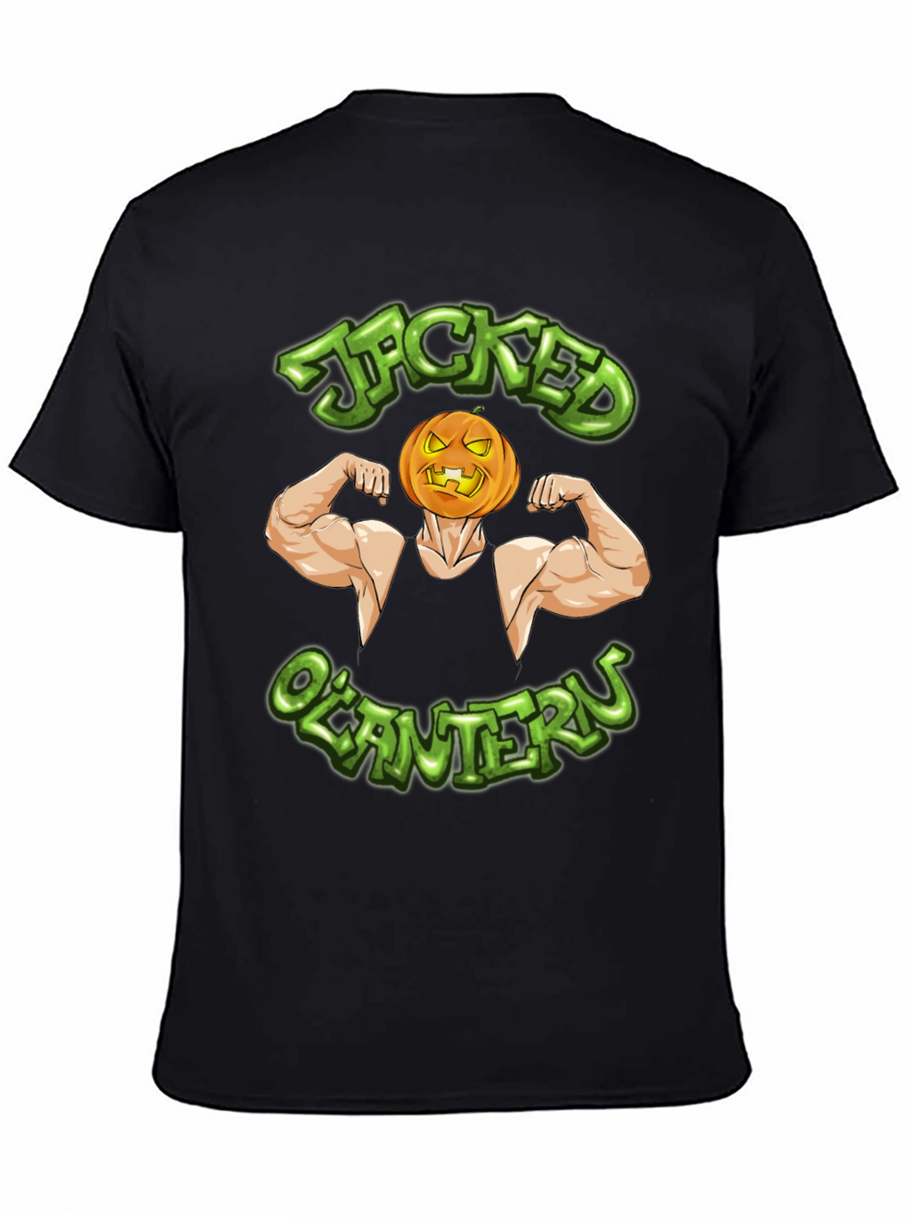 Jacked OLantern Graphic T-Shirt