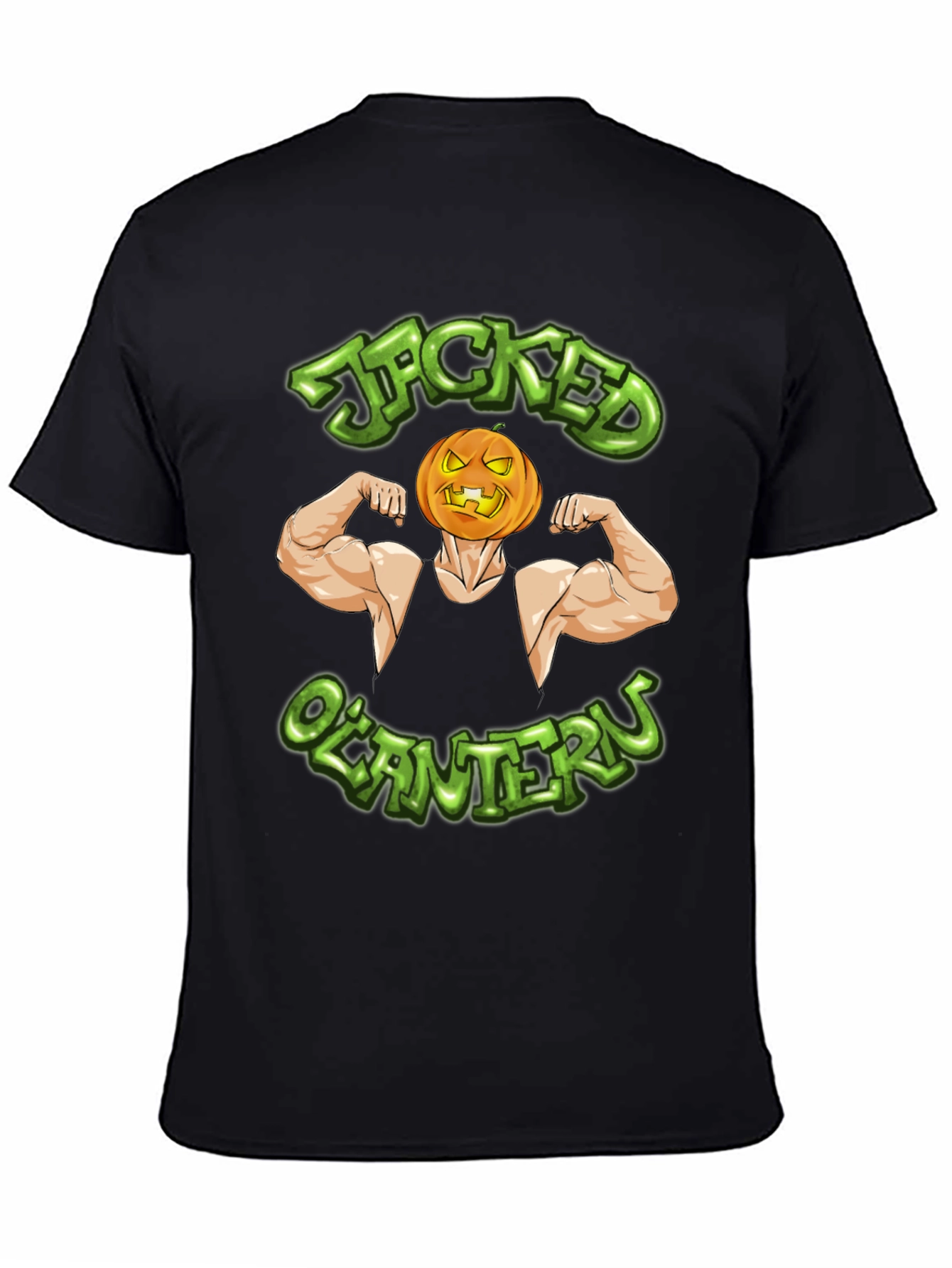 Jacked OLantern Graphic T-Shirt