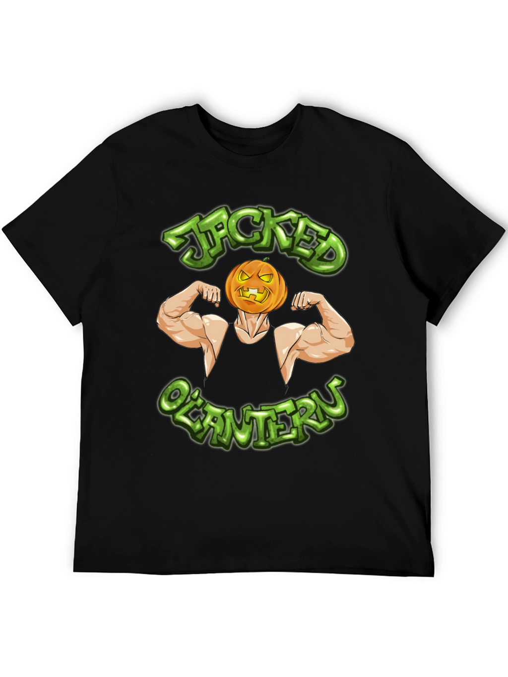 Jacked OLantern Graphic T-Shirt