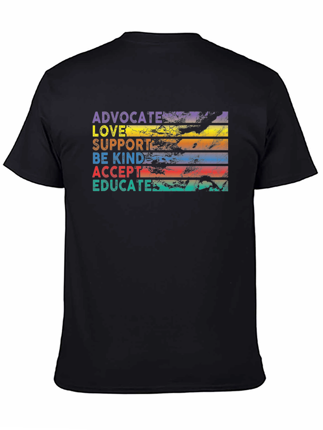 Advocate Love Support Kindness Acceptance Education Tee