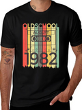 Old School August 1982 Cassette Tape T-Shirt