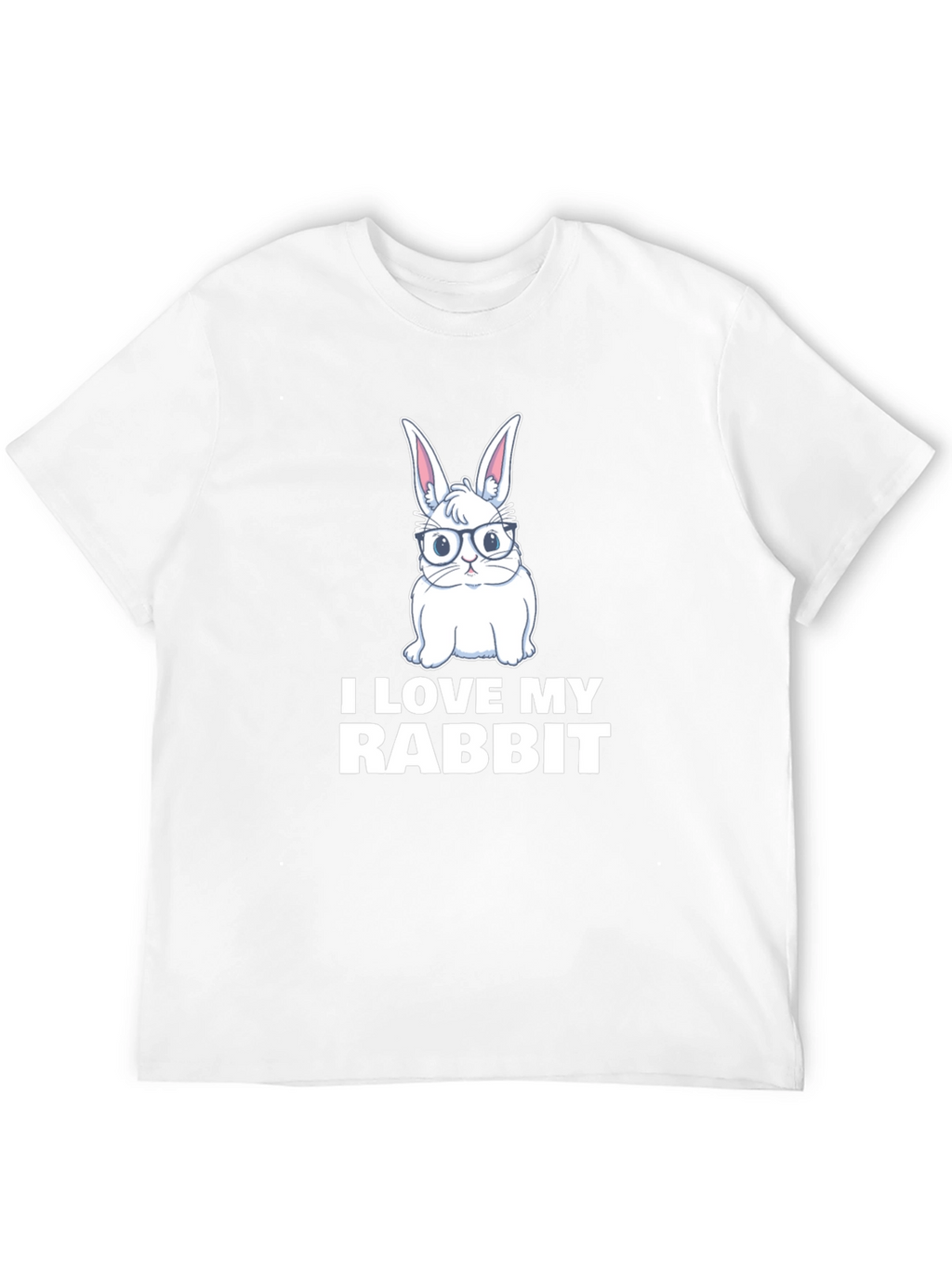 I Love My Rabbit Graphic T-Shirt