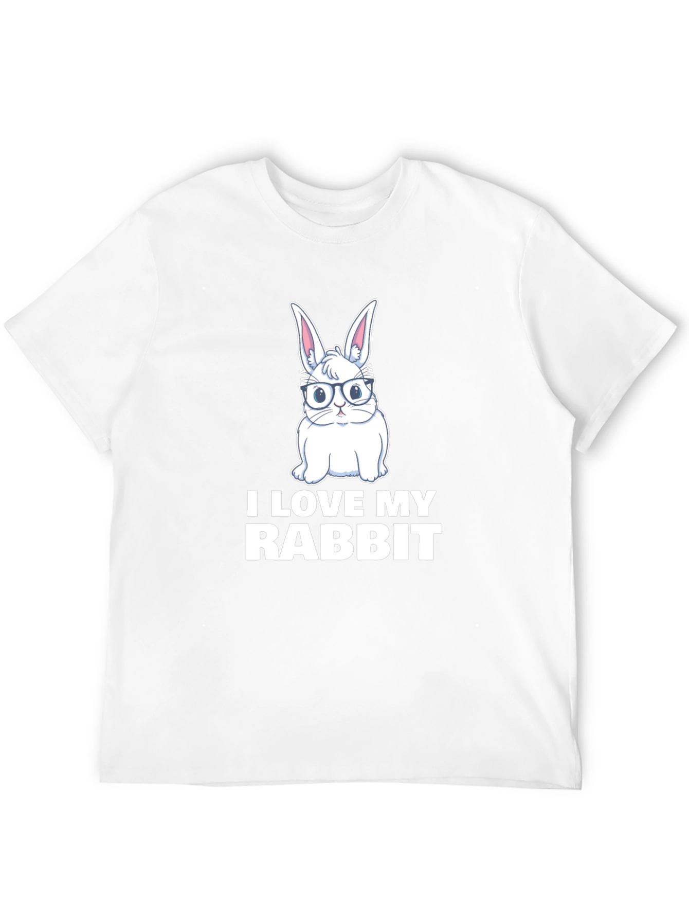 I Love My Rabbit Graphic T-Shirt