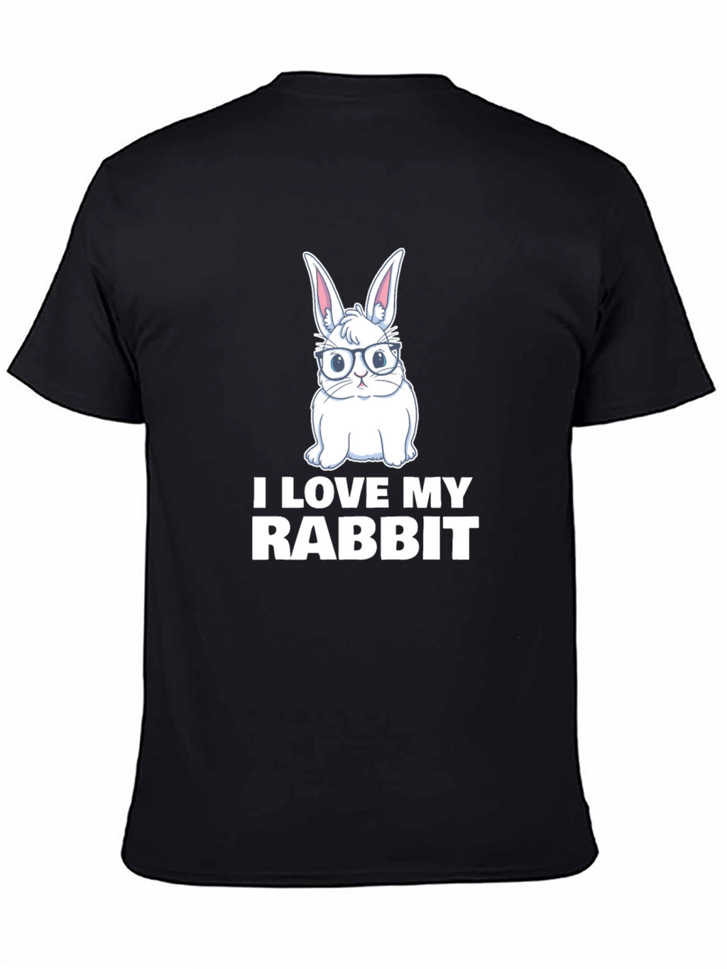 I Love My Rabbit Graphic T-Shirt