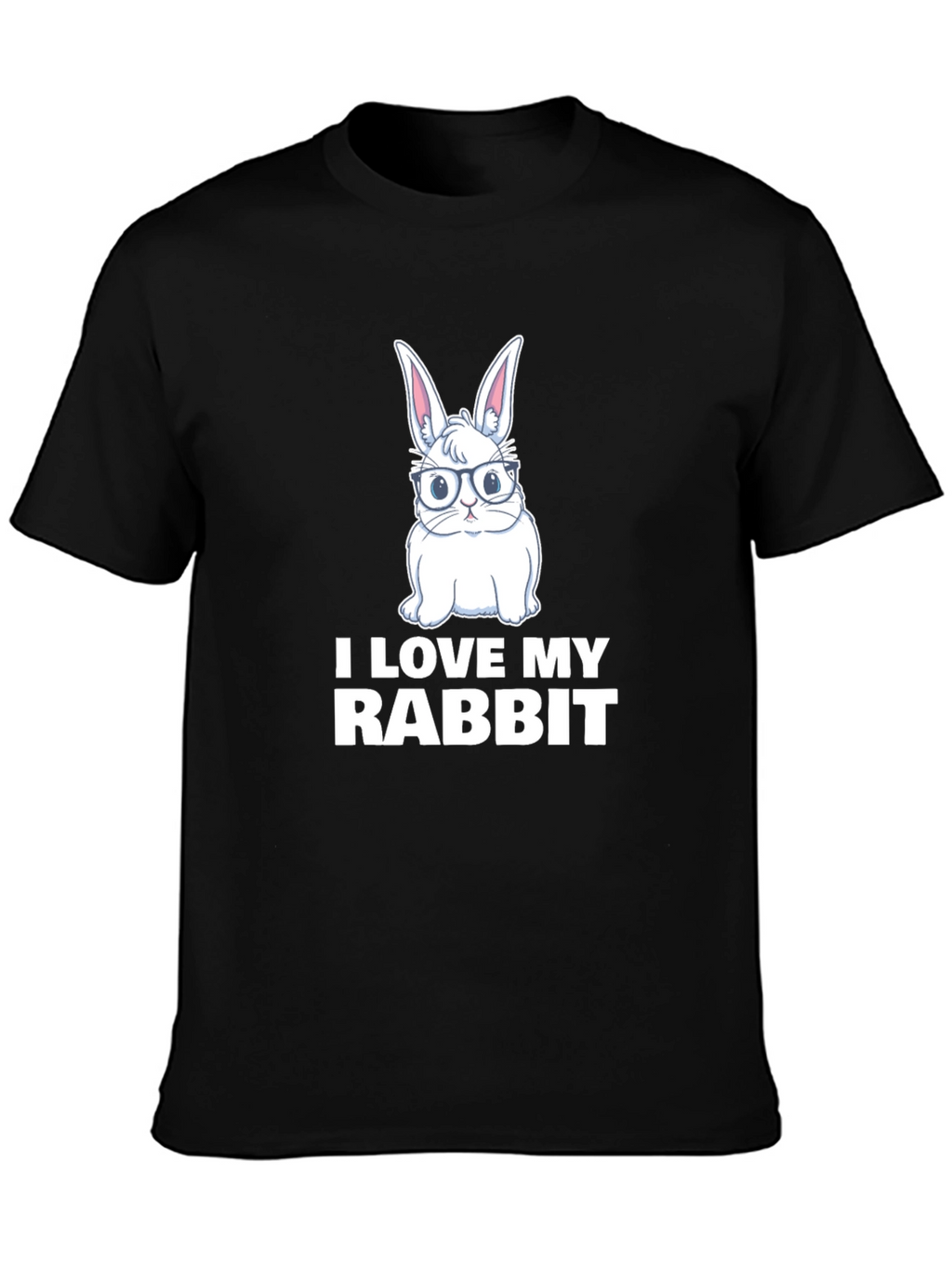 I Love My Rabbit Graphic T-Shirt