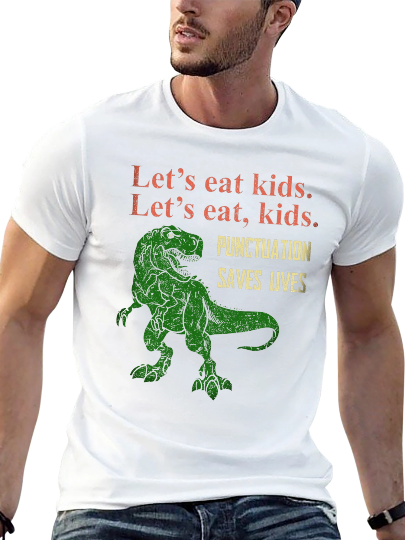 Lets Eat Kids T-Shirt: Punctuation Saves Lives