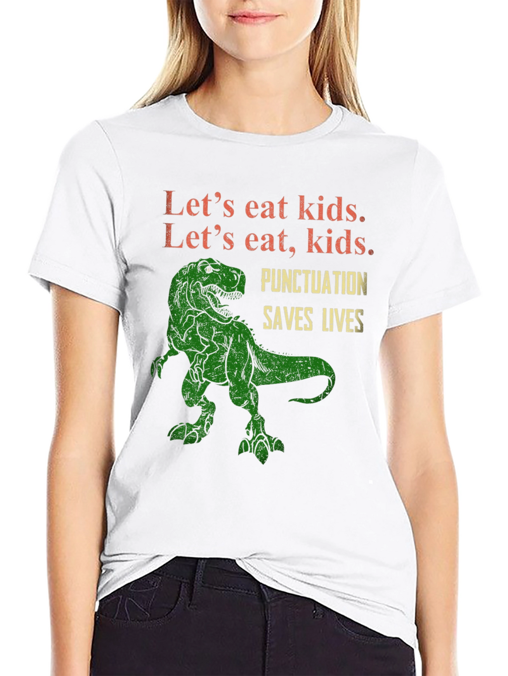 Lets Eat Kids T-Shirt: Punctuation Saves Lives
