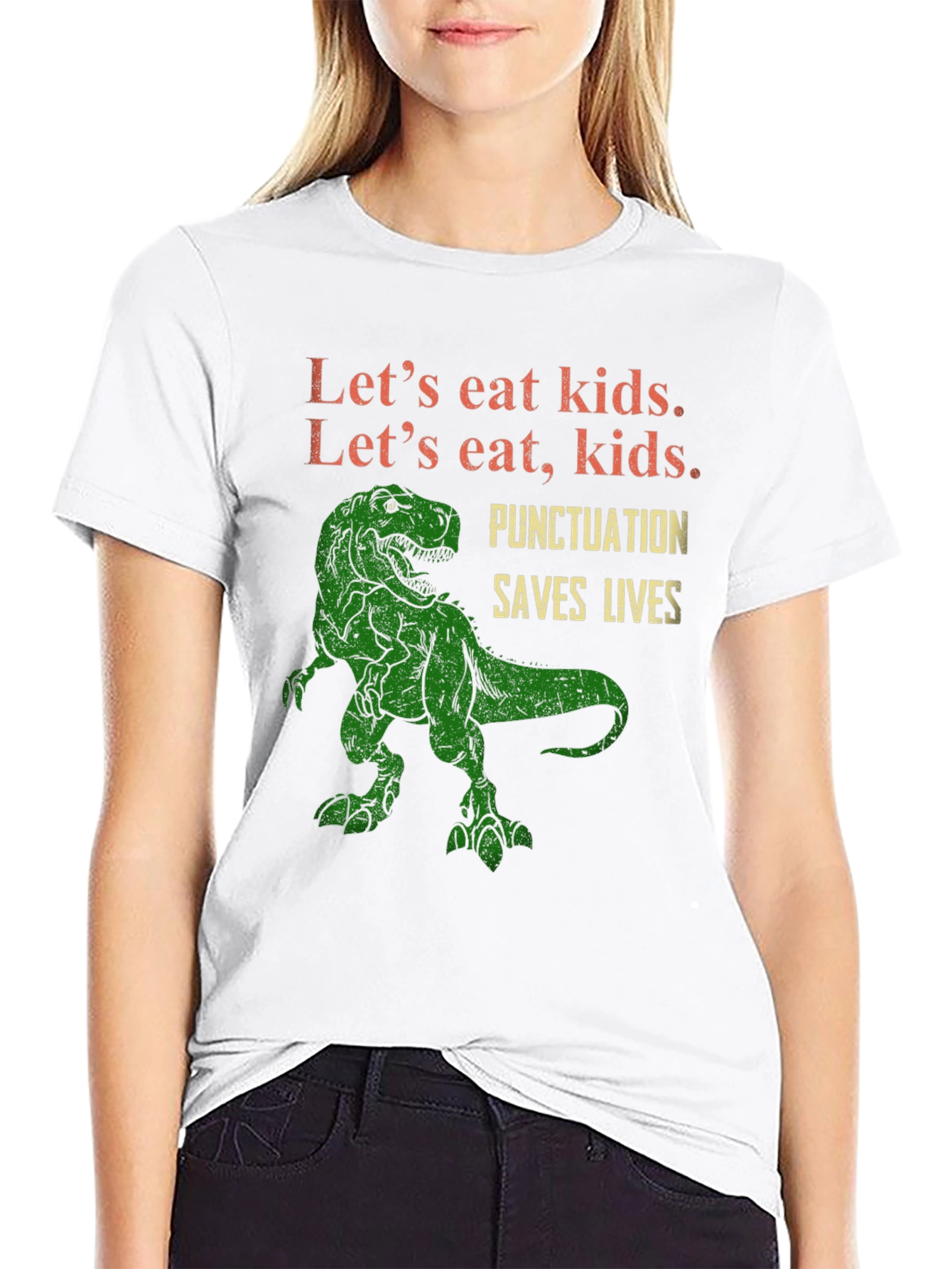 Lets Eat Kids T-Shirt: Punctuation Saves Lives