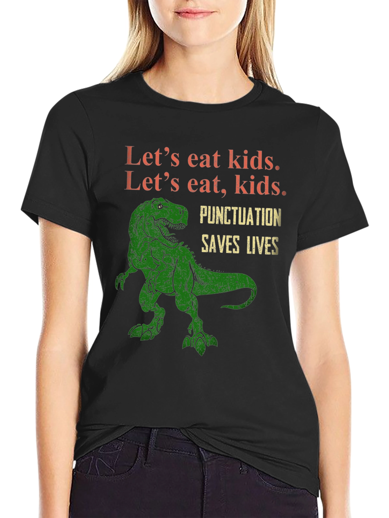 Lets Eat Kids T-Shirt: Punctuation Saves Lives