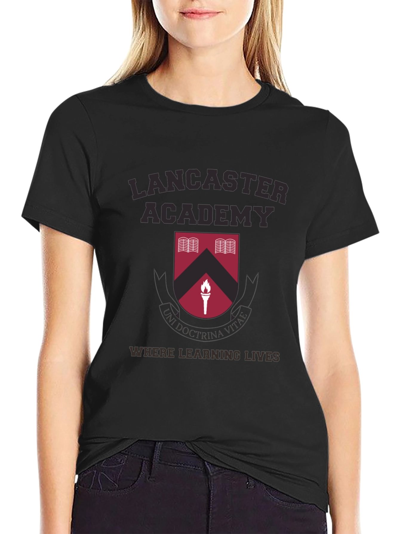 Lancaster Academy Crest Graphic T-Shirt