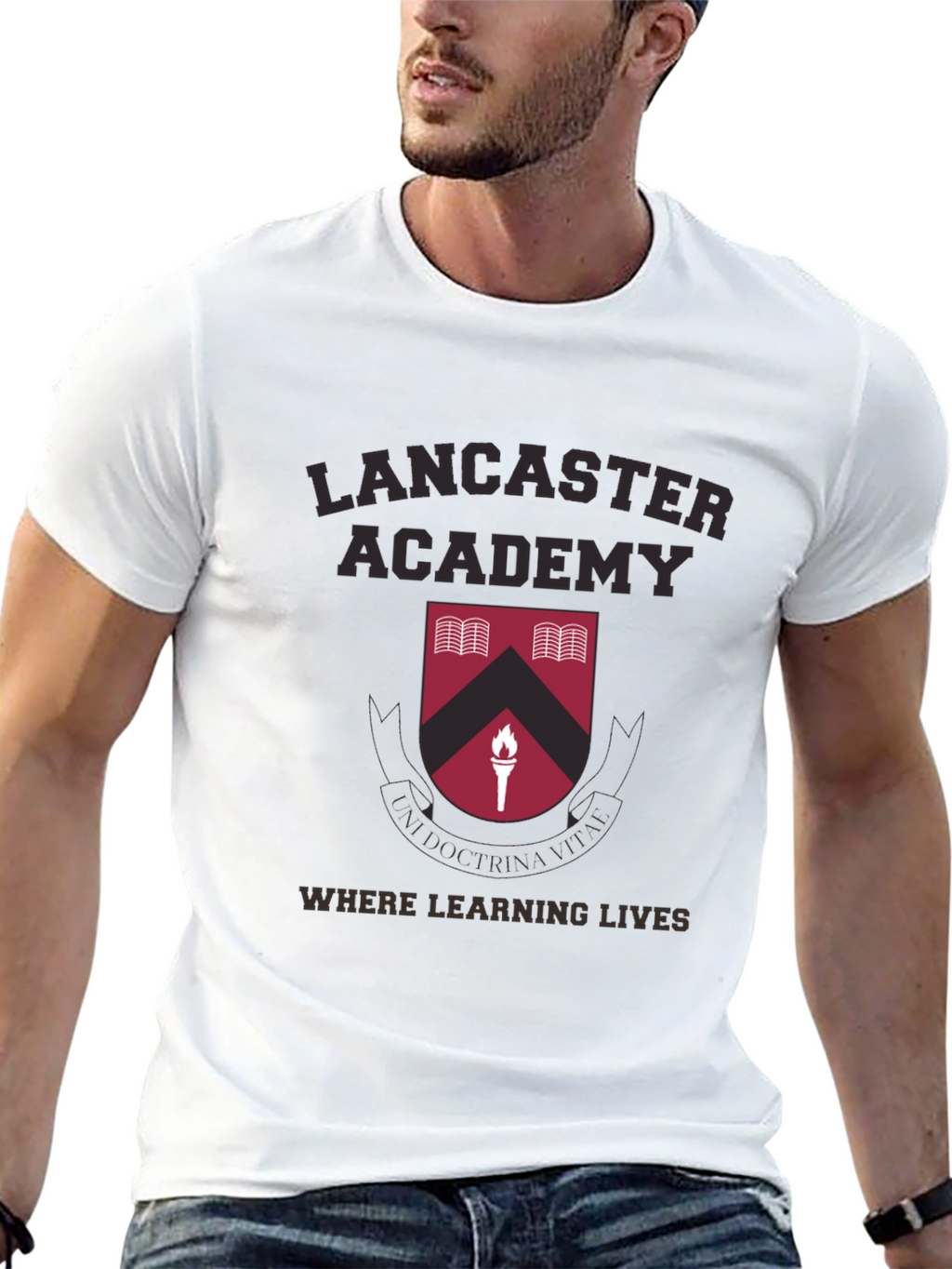 Lancaster Academy Crest Graphic T-Shirt