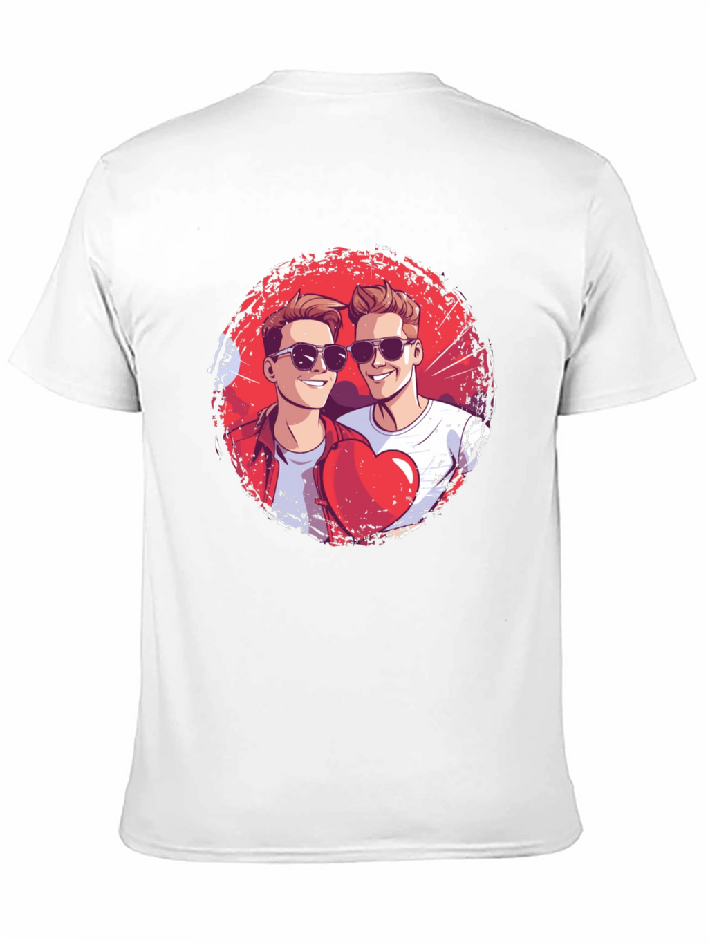 Heart Brothers T-Shirt - Stylish Graphic Tee