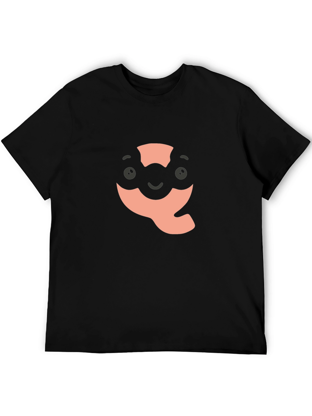 Quokka Character Graphic Black T-Shirt