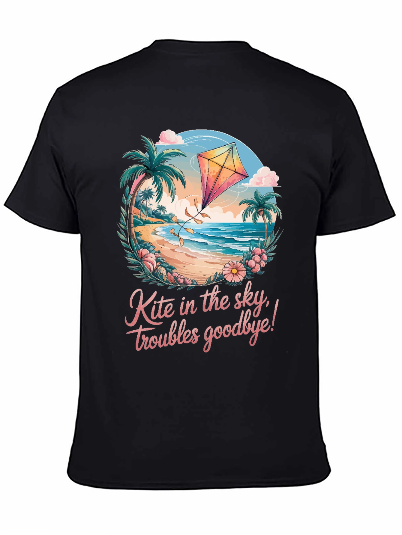Kite in the Sky Graphic Tee - Beach Vibes