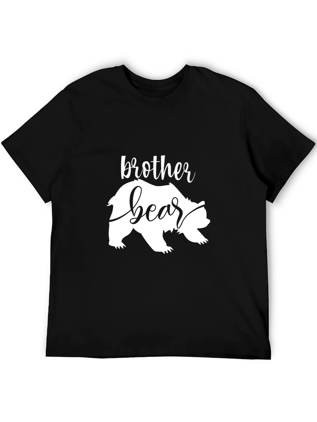 Brother Bear Graphic Tee - Stylish Black T-Shirt