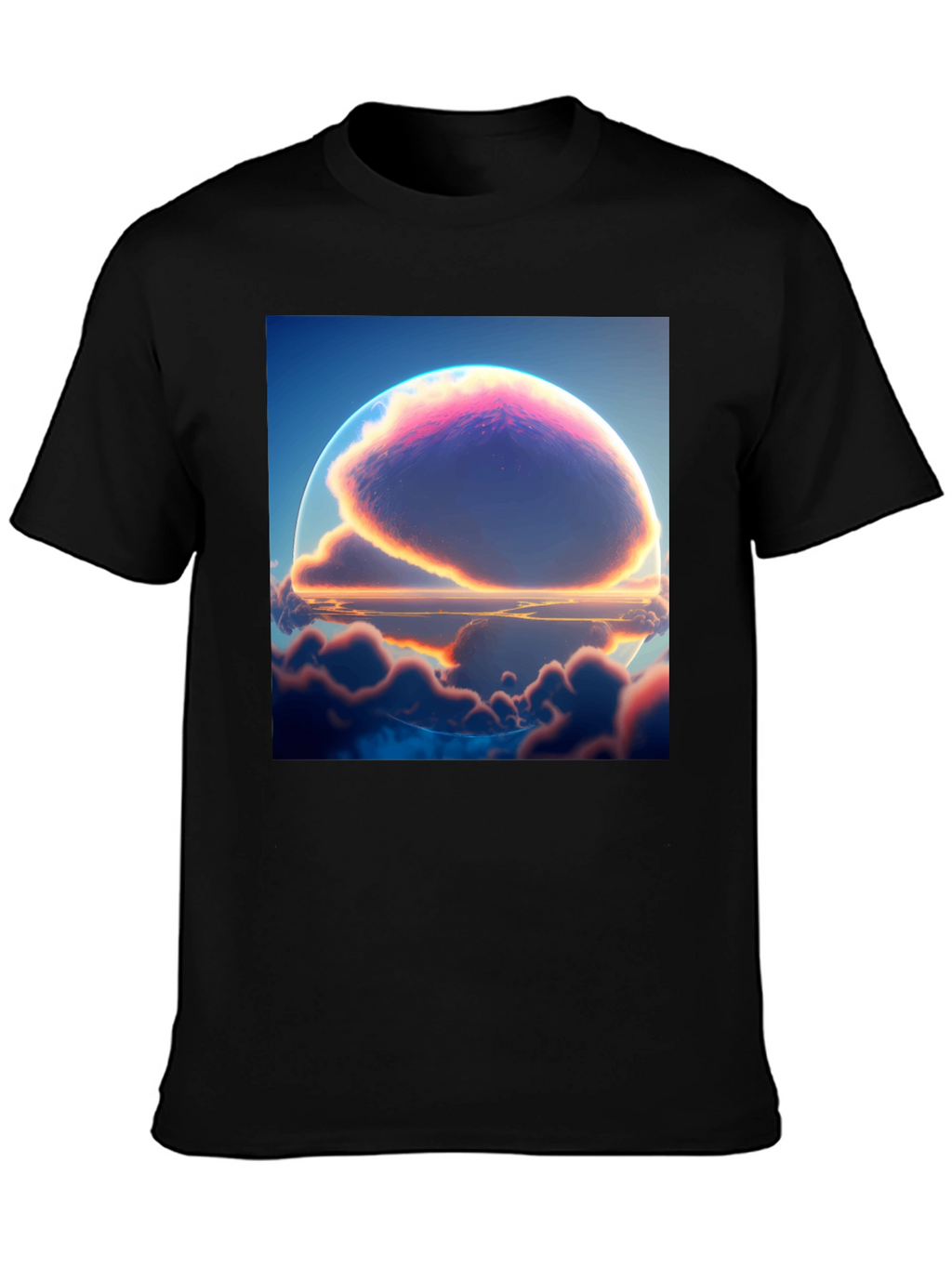Surreal Cloudscape Graphic T-Shirt