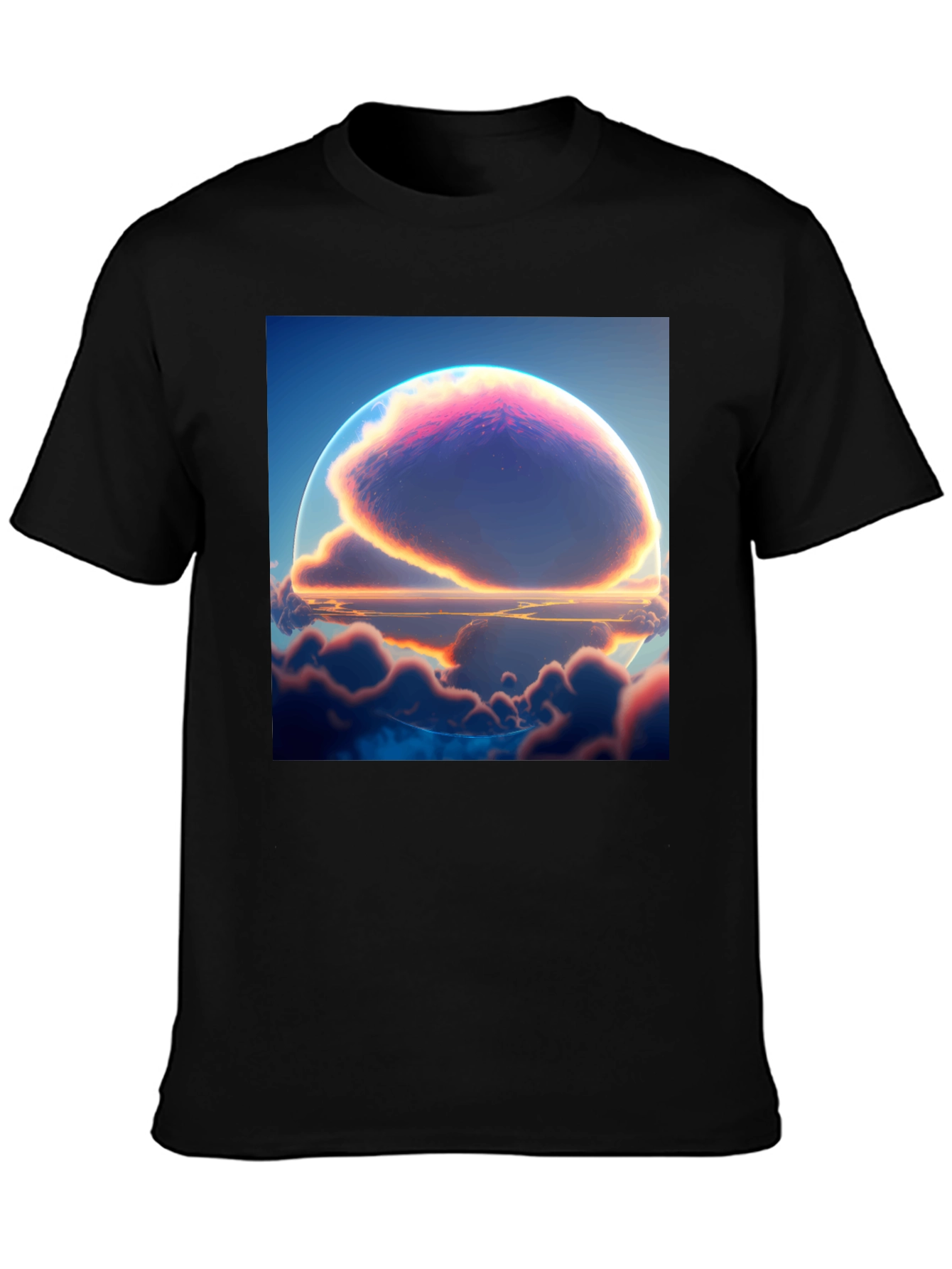 Surreal Cloudscape Graphic T-Shirt